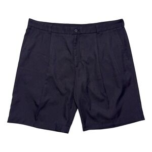 Nike Golf Dri-Fit Pleated Shorts Mens 40 Black Performance Activewear